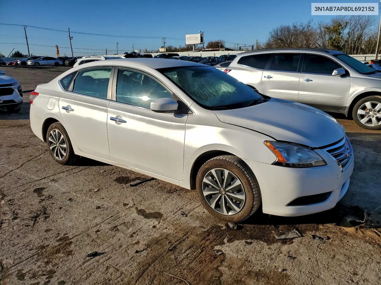 3N1AB7AP8DL692152 2013 Nissan Sentra S