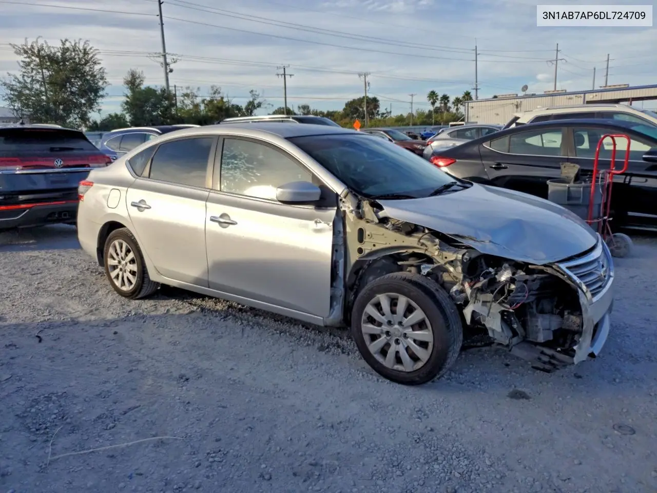 3N1AB7AP6DL724709 2013 Nissan Sentra S