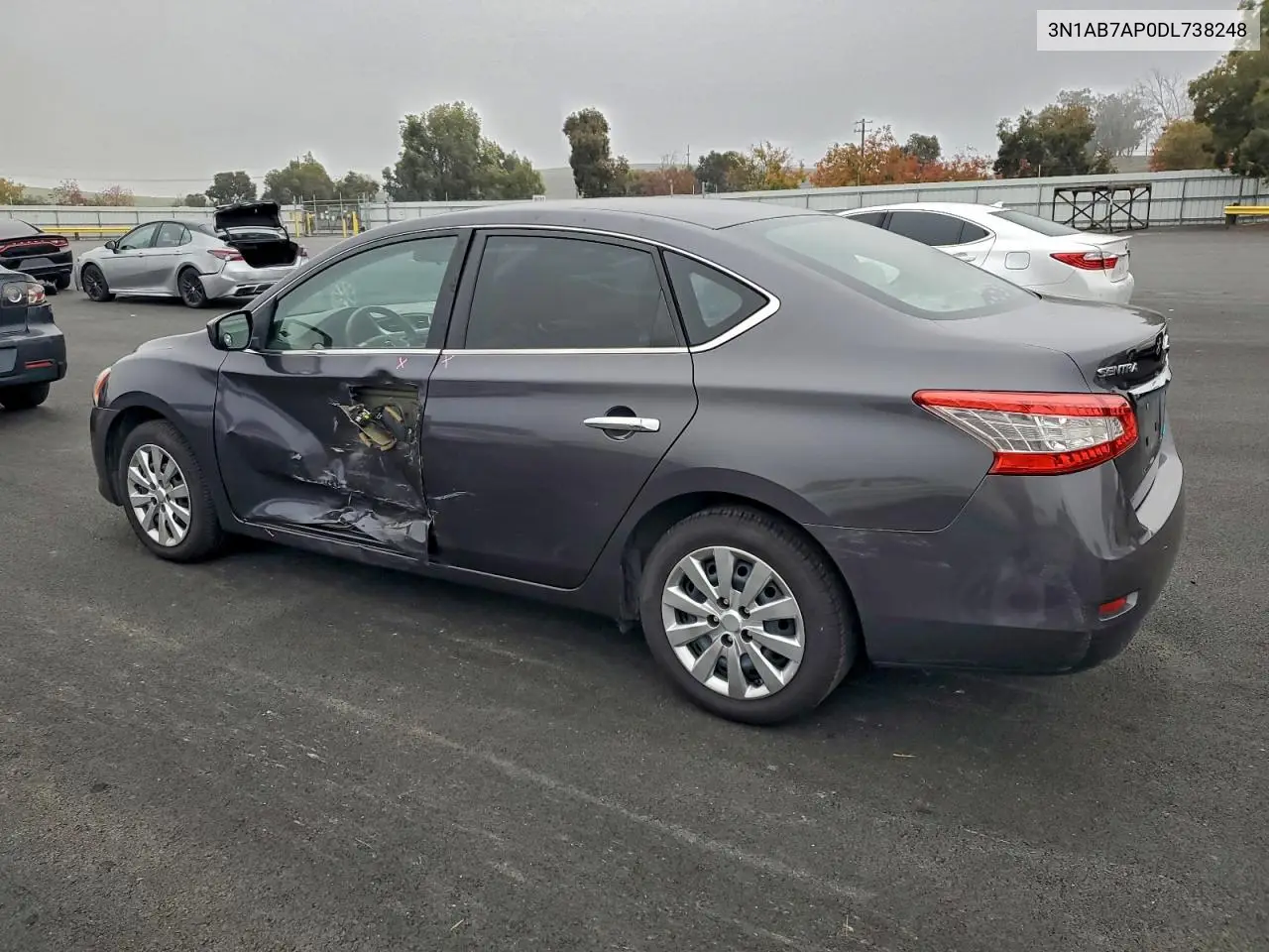 3N1AB7AP0DL738248 2013 Nissan Sentra S