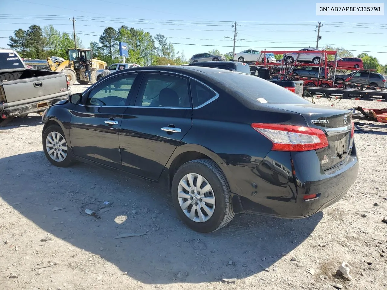 2014 Nissan Sentra S VIN: 3N1AB7AP8EY335798 Lot: 49088044