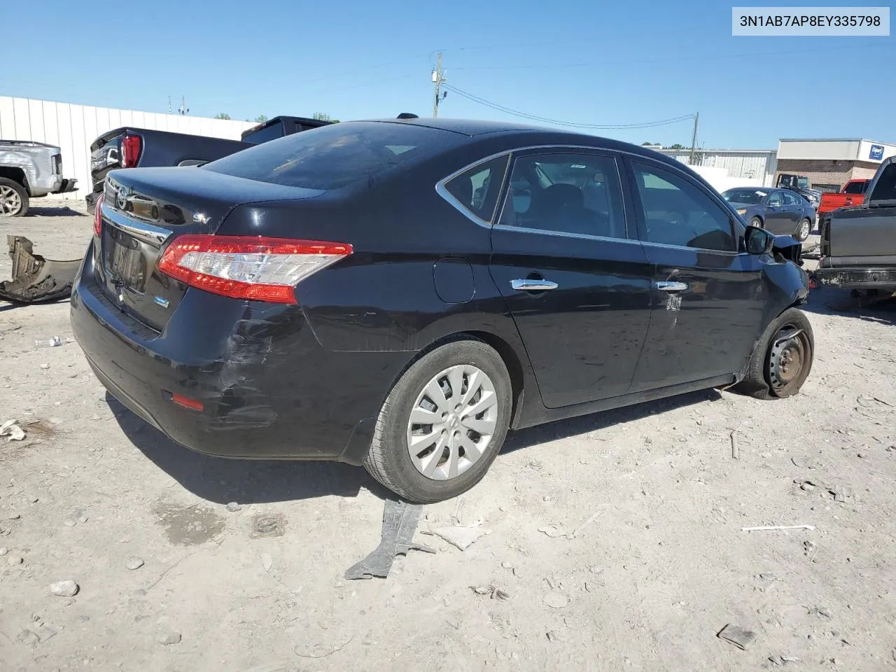 2014 Nissan Sentra S VIN: 3N1AB7AP8EY335798 Lot: 49088044