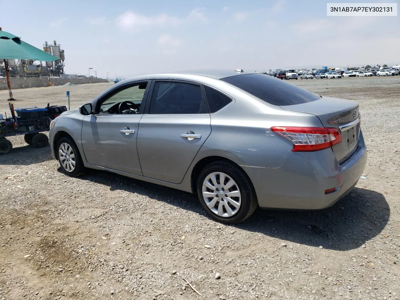 2014 Nissan Sentra S VIN: 3N1AB7AP7EY302131 Lot: 56630434