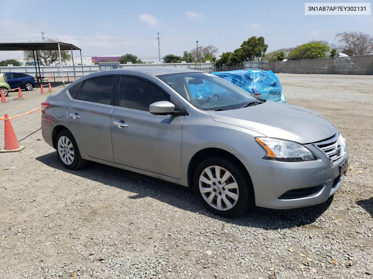 2014 Nissan Sentra S VIN: 3N1AB7AP7EY302131 Lot: 56630434