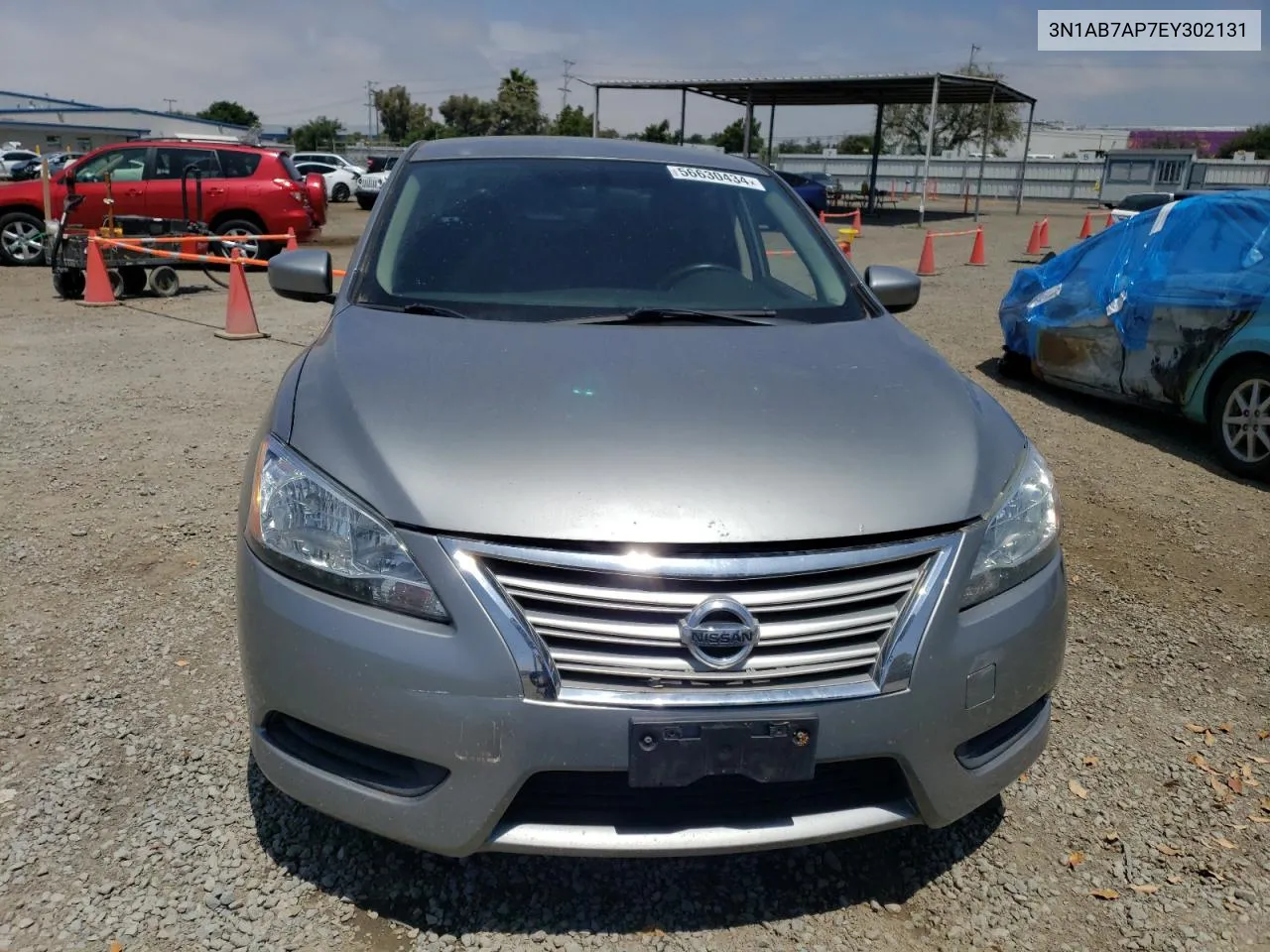 2014 Nissan Sentra S VIN: 3N1AB7AP7EY302131 Lot: 56630434