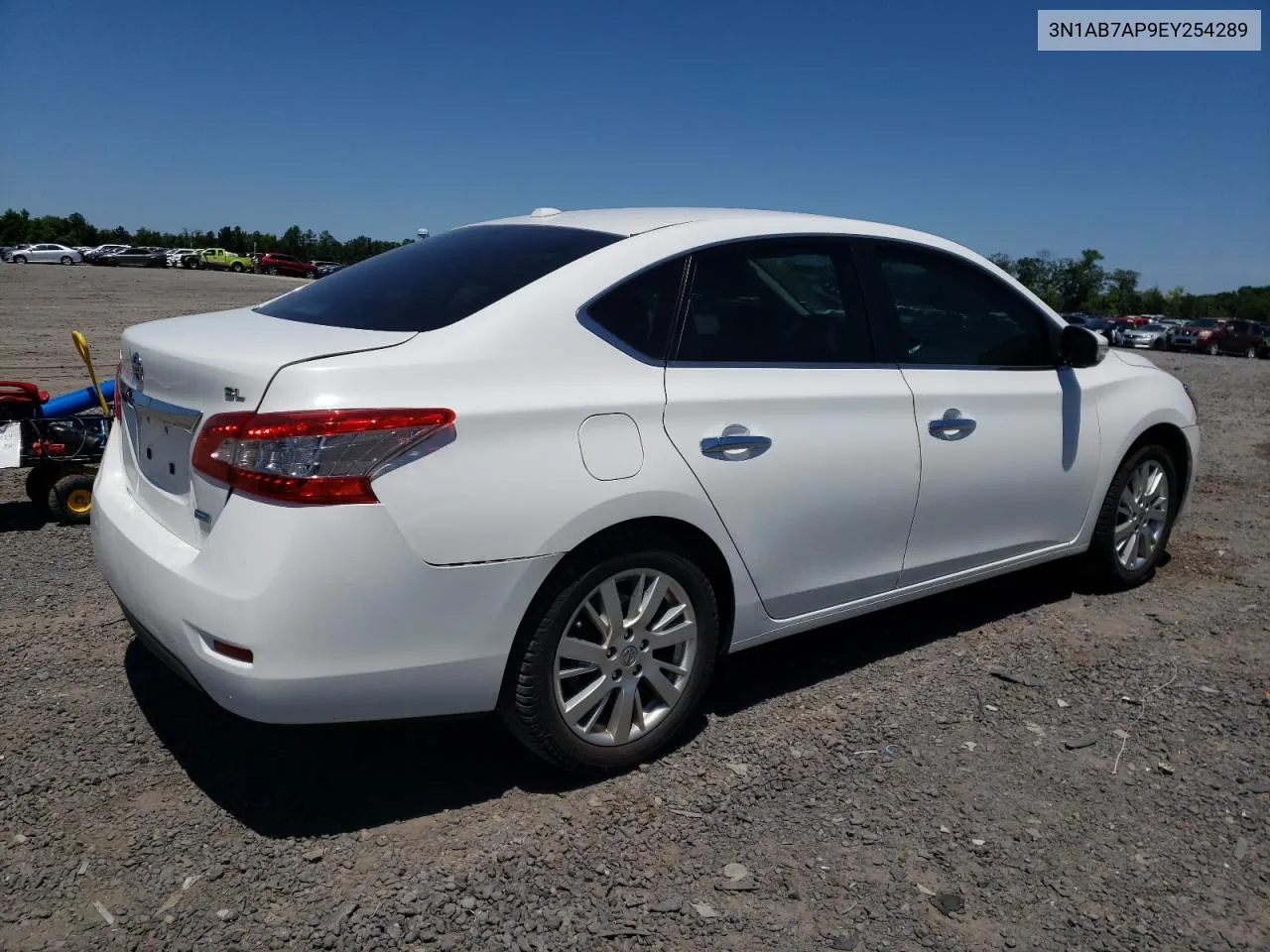 2014 Nissan Sentra S VIN: 3N1AB7AP9EY254289 Lot: 57270294