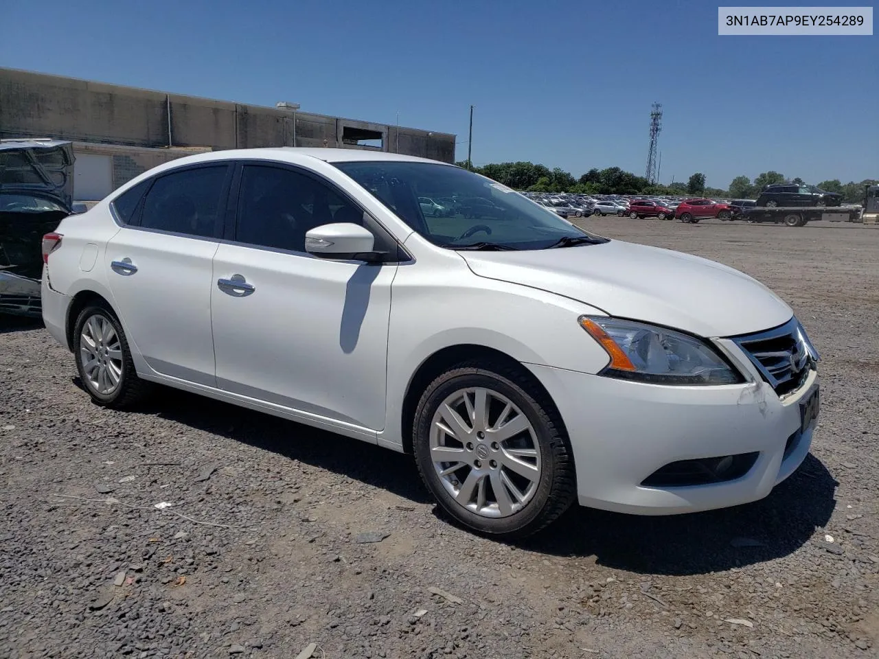 2014 Nissan Sentra S VIN: 3N1AB7AP9EY254289 Lot: 57270294