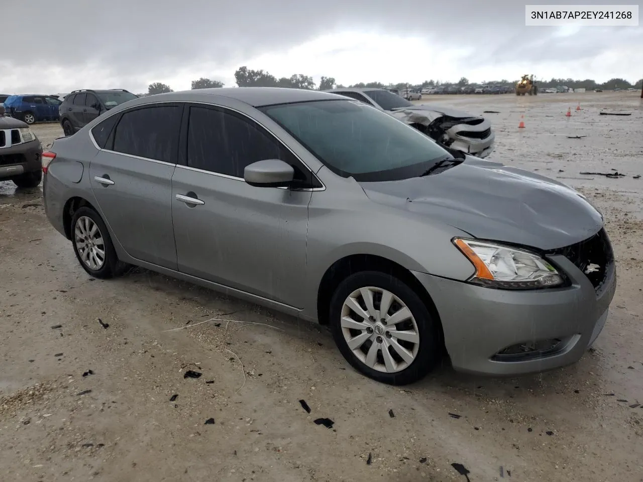 2014 Nissan Sentra S VIN: 3N1AB7AP2EY241268 Lot: 58235724