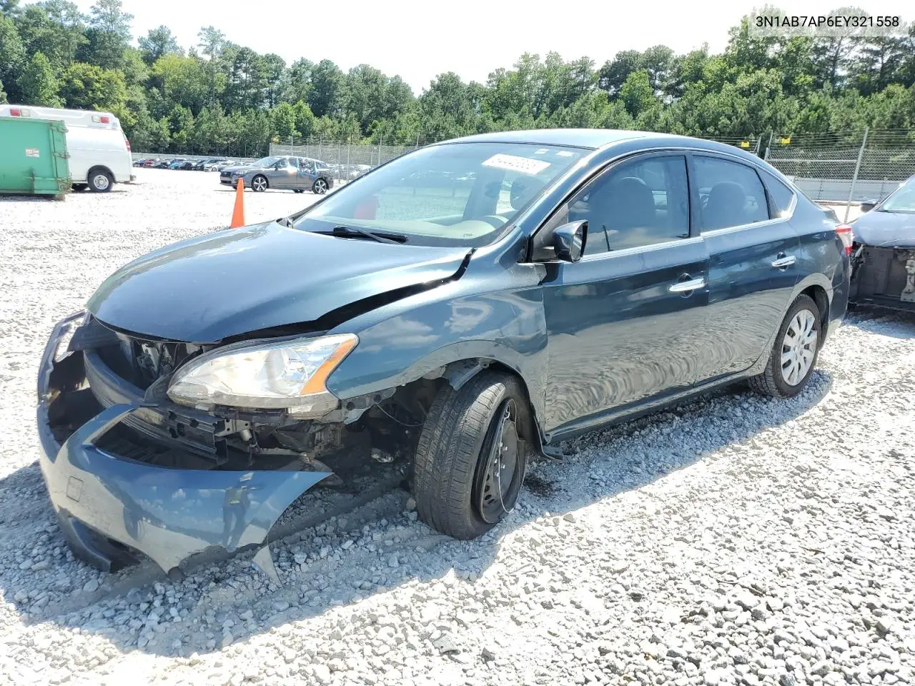 3N1AB7AP6EY321558 2014 Nissan Sentra S