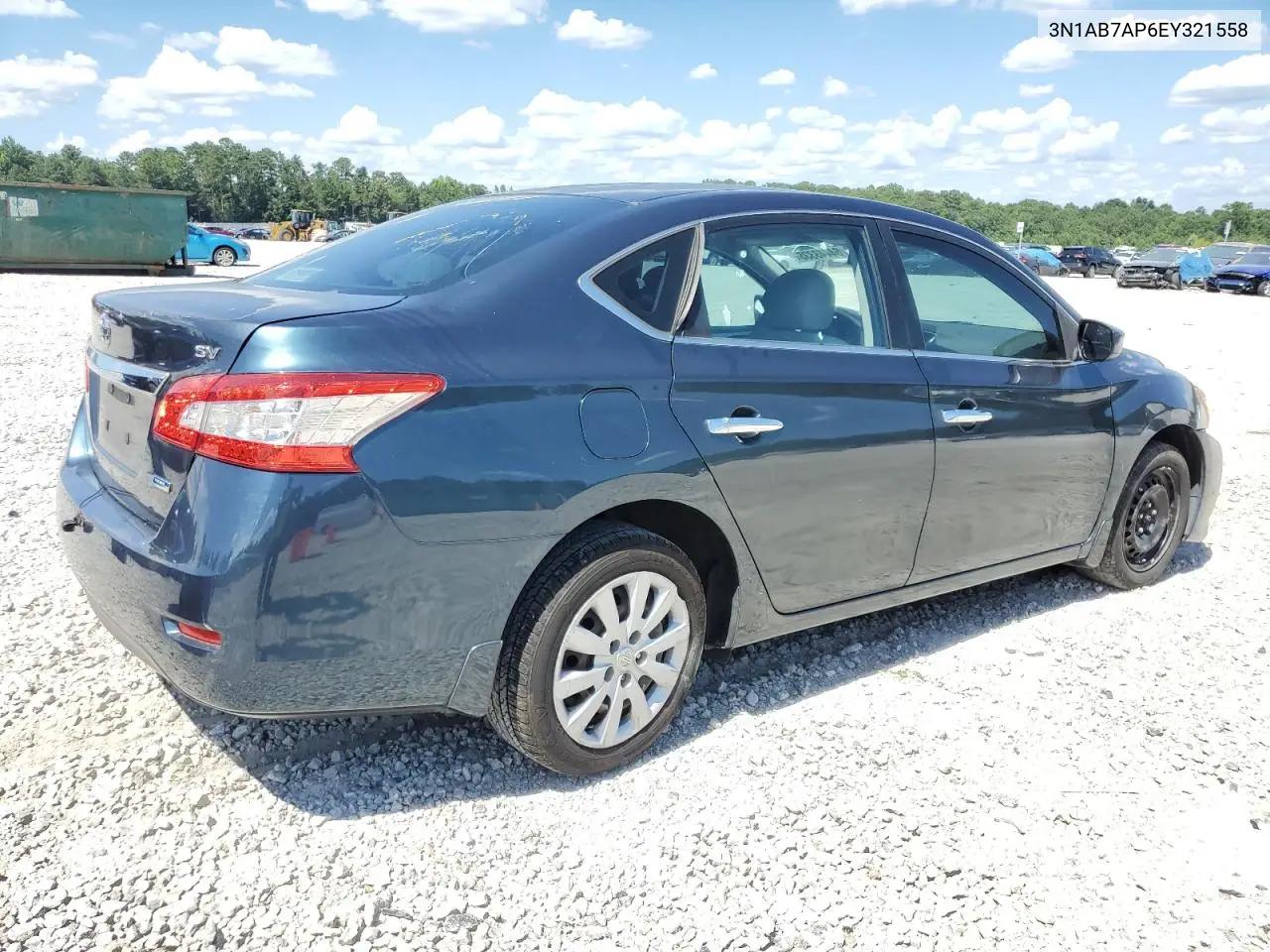 3N1AB7AP6EY321558 2014 Nissan Sentra S