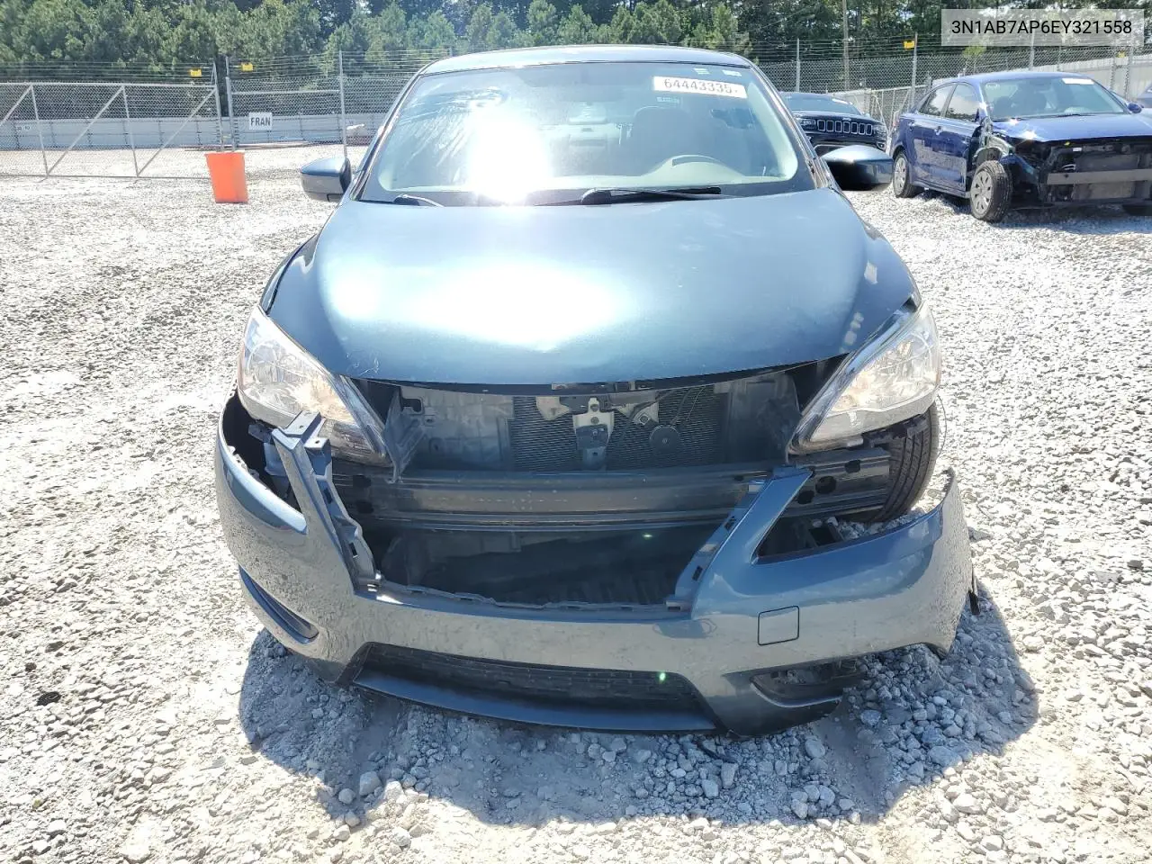 3N1AB7AP6EY321558 2014 Nissan Sentra S