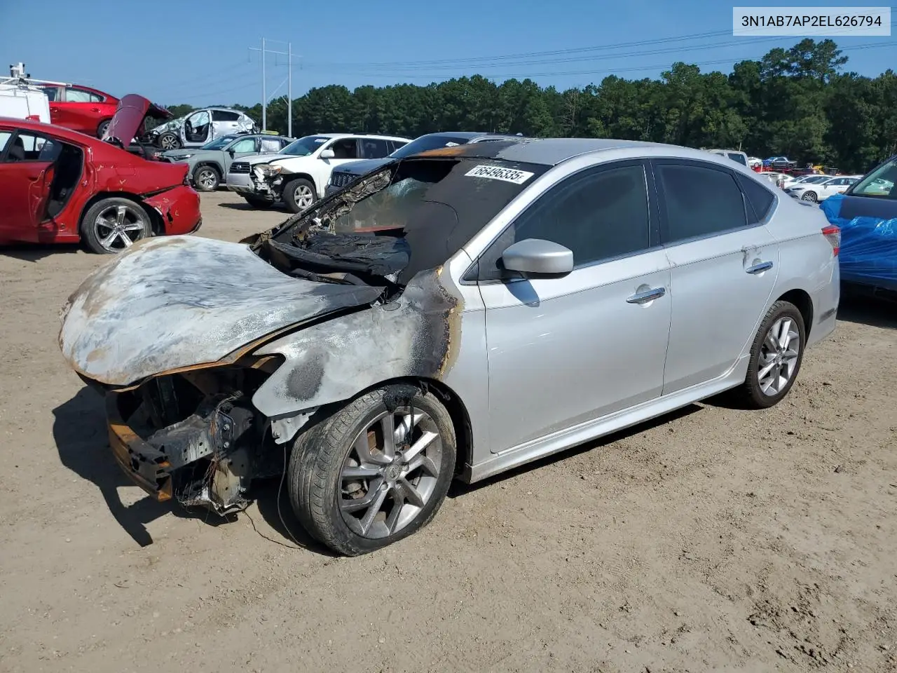3N1AB7AP2EL626794 2014 Nissan Sentra S