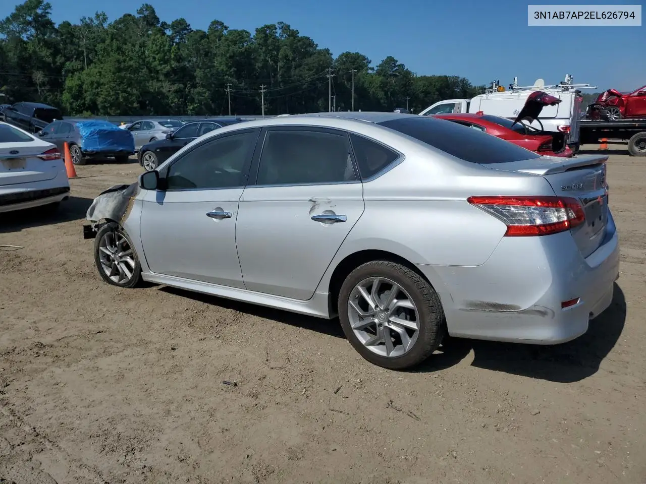 3N1AB7AP2EL626794 2014 Nissan Sentra S