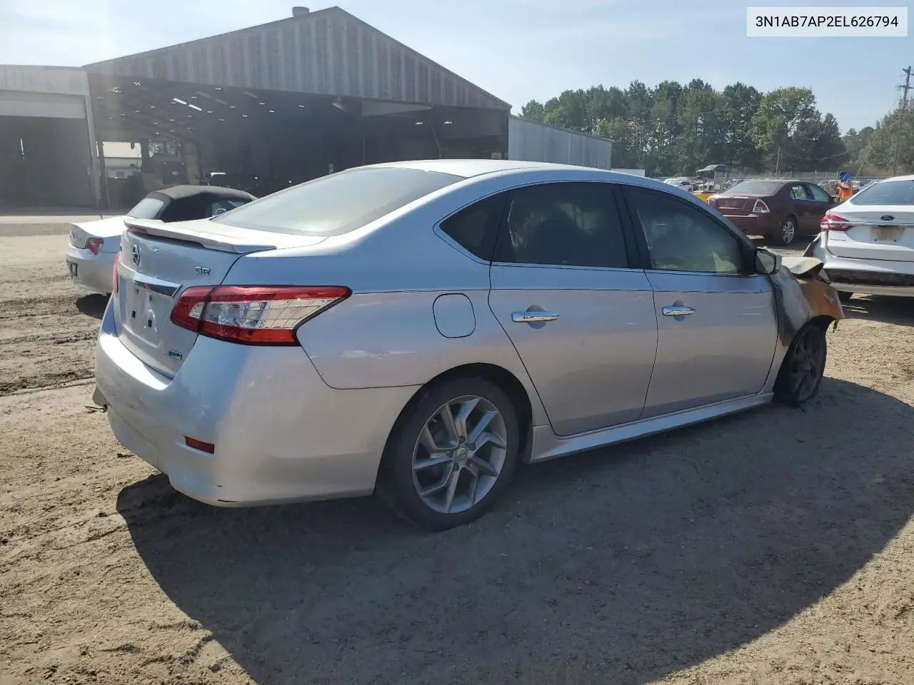 3N1AB7AP2EL626794 2014 Nissan Sentra S