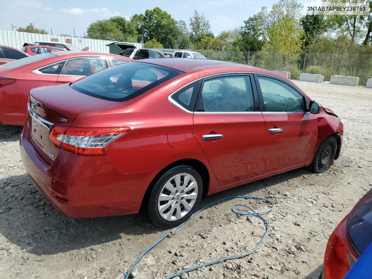 3N1AB7AP8EY238763 2014 Nissan Sentra S