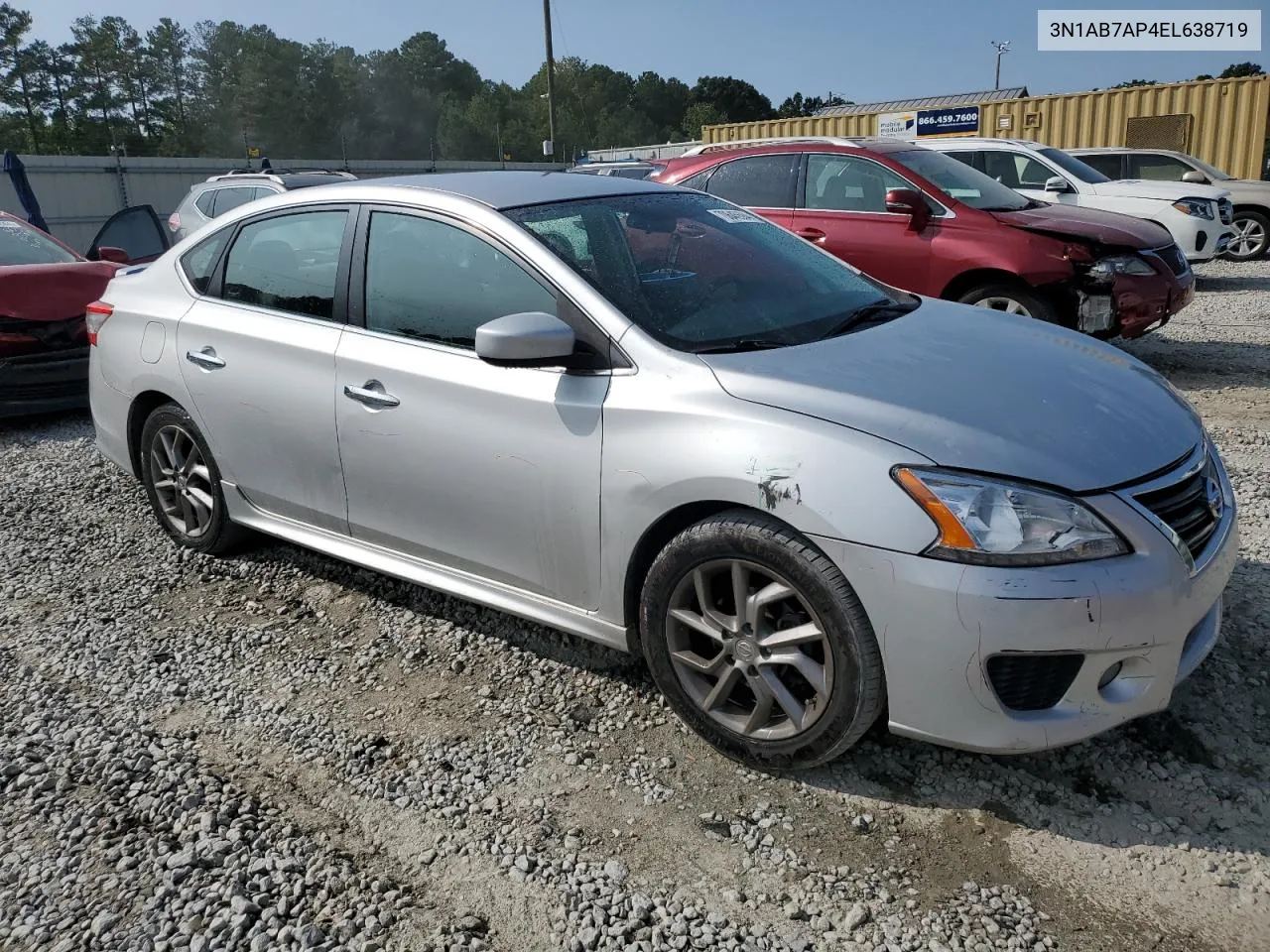 2014 Nissan Sentra S VIN: 3N1AB7AP4EL638719 Lot: 70645684