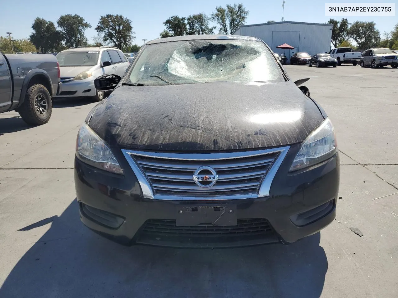 2014 Nissan Sentra S VIN: 3N1AB7AP2EY230755 Lot: 71629564