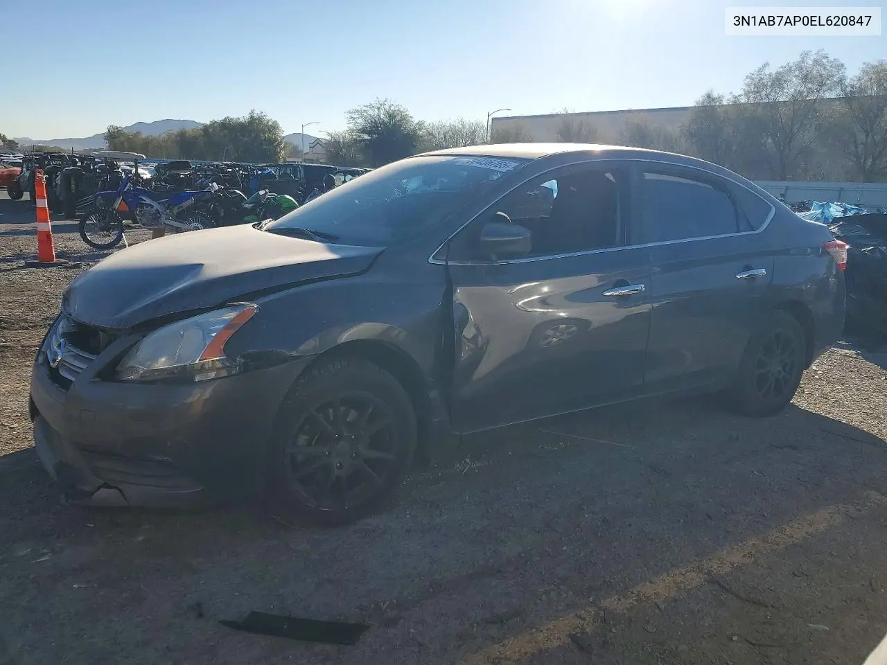 3N1AB7AP0EL620847 2014 Nissan Sentra S