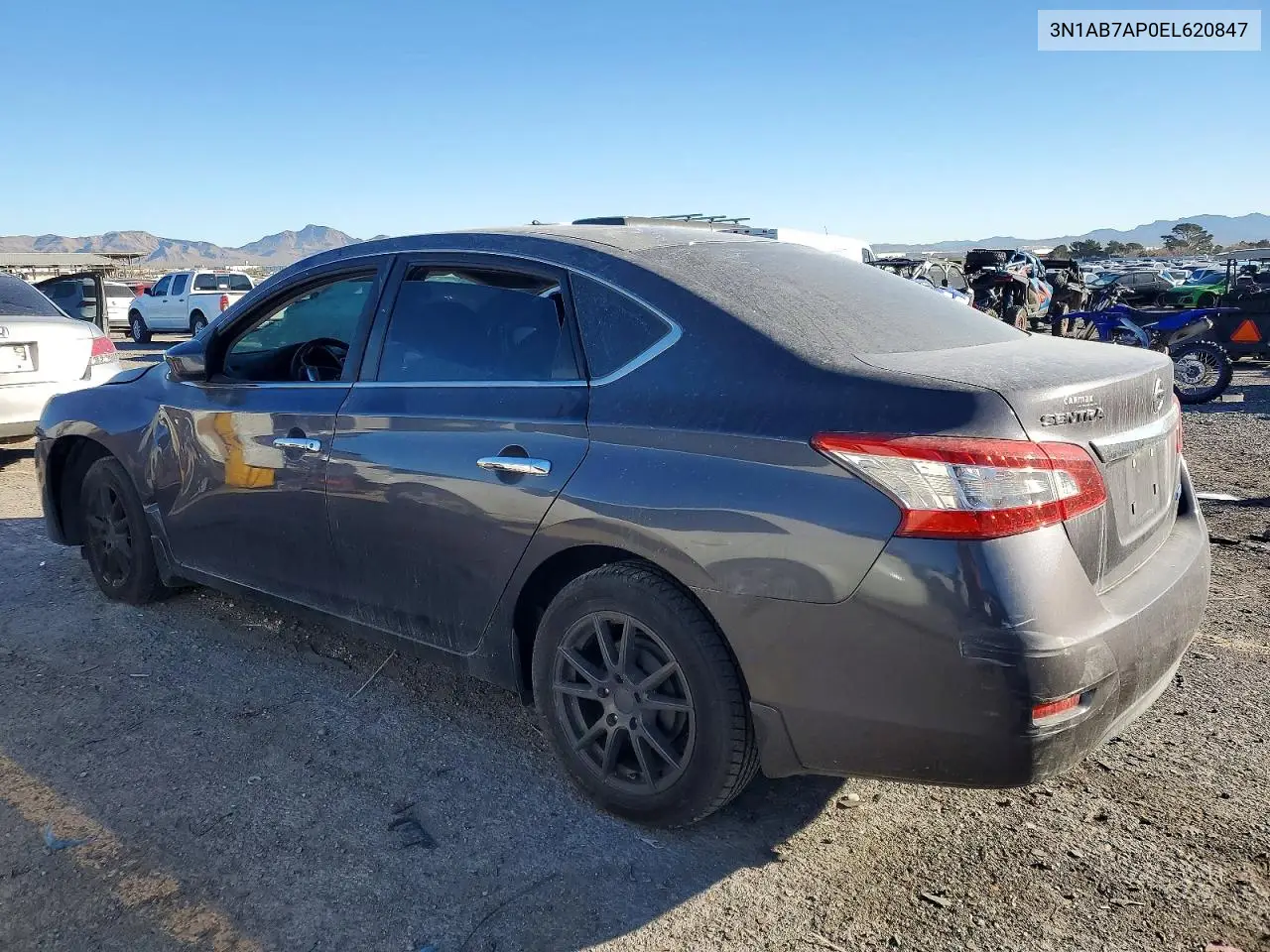 3N1AB7AP0EL620847 2014 Nissan Sentra S