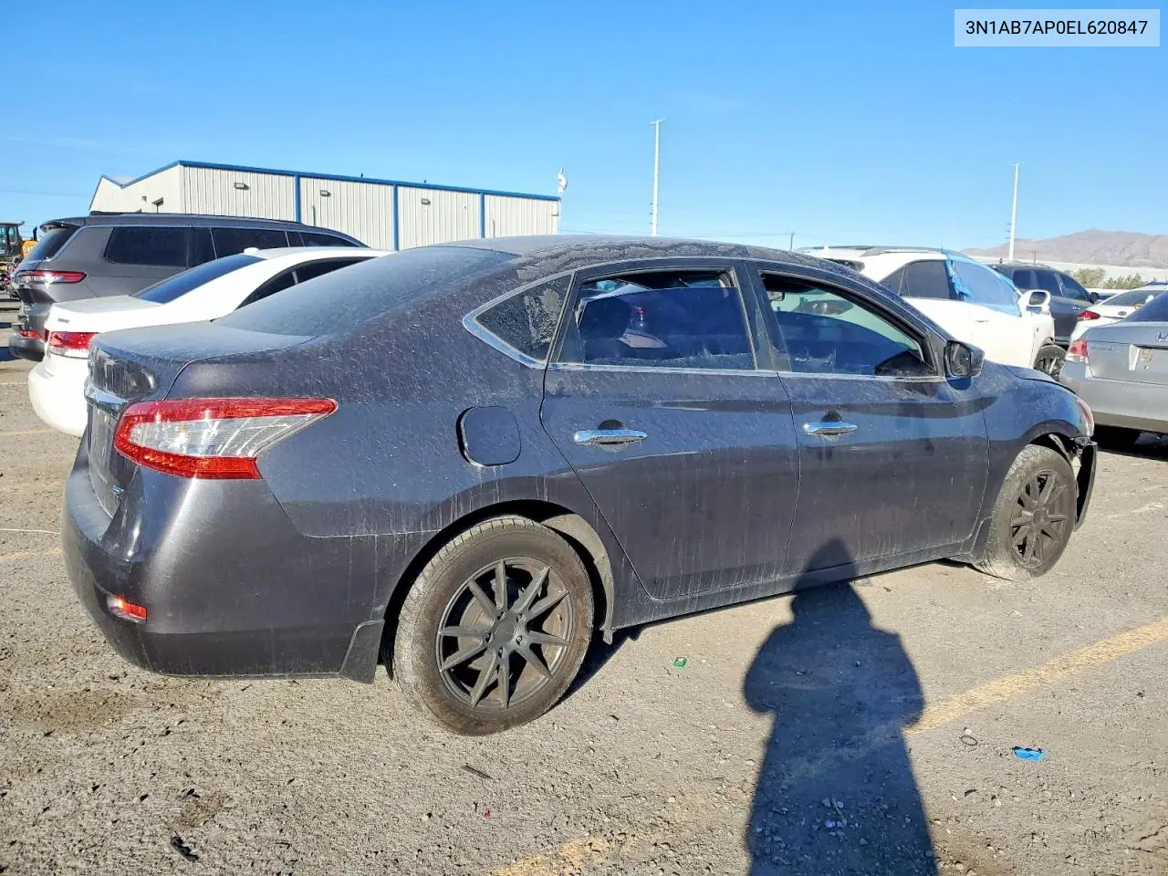3N1AB7AP0EL620847 2014 Nissan Sentra S