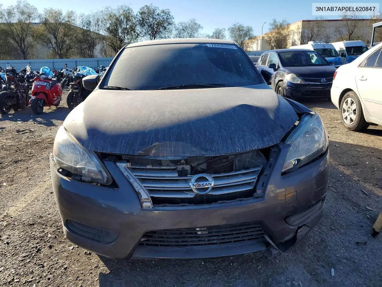 3N1AB7AP0EL620847 2014 Nissan Sentra S