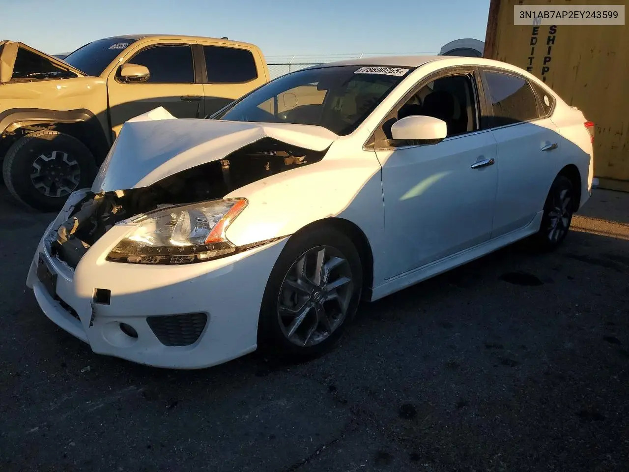 3N1AB7AP2EY243599 2014 Nissan Sentra S