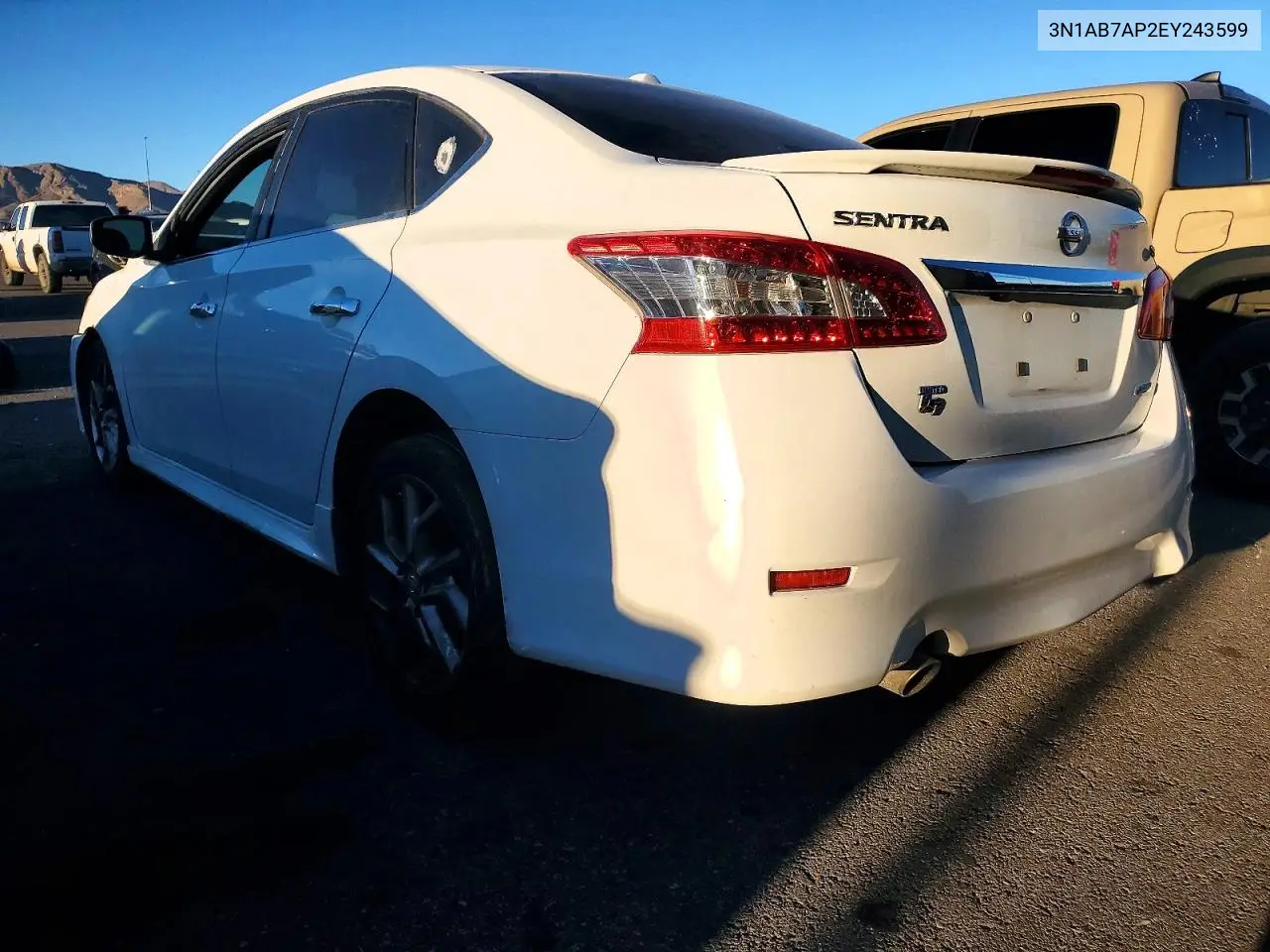 3N1AB7AP2EY243599 2014 Nissan Sentra S