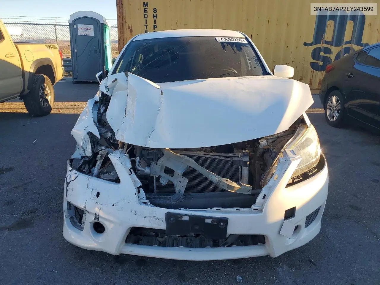 3N1AB7AP2EY243599 2014 Nissan Sentra S