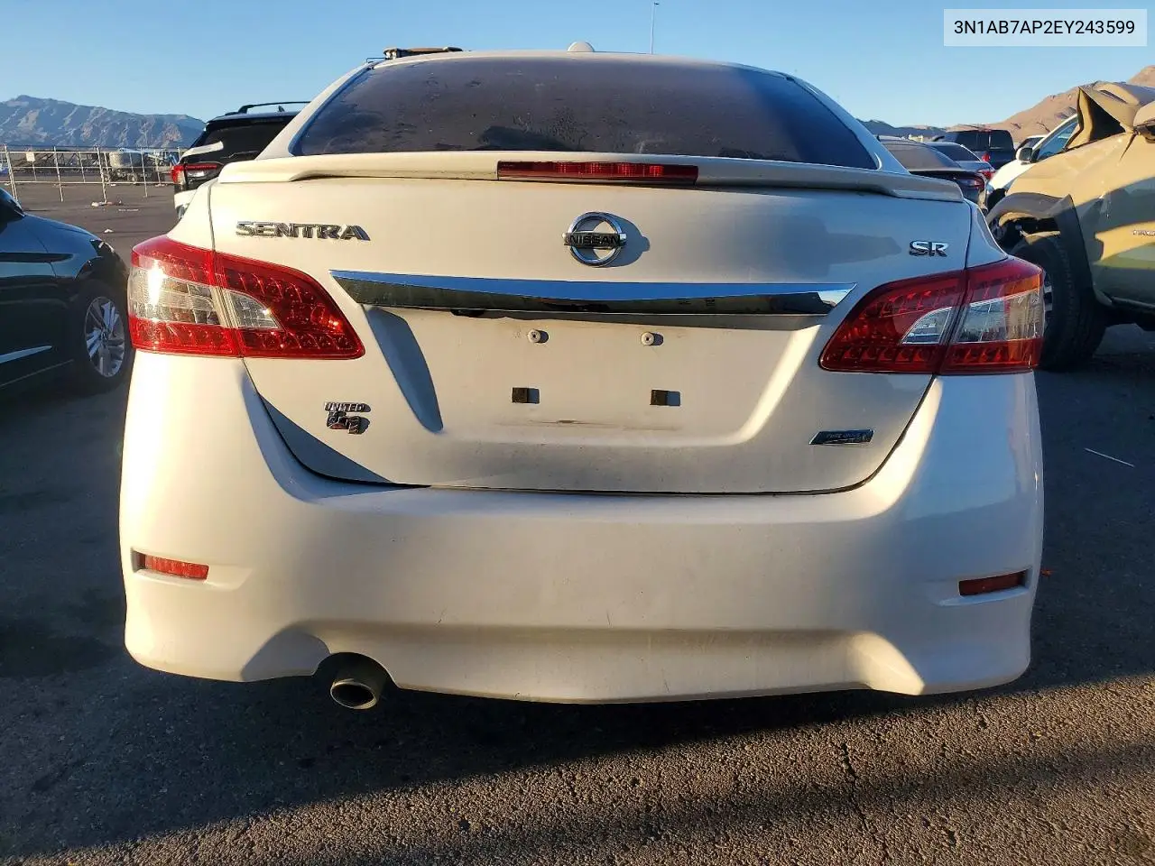3N1AB7AP2EY243599 2014 Nissan Sentra S