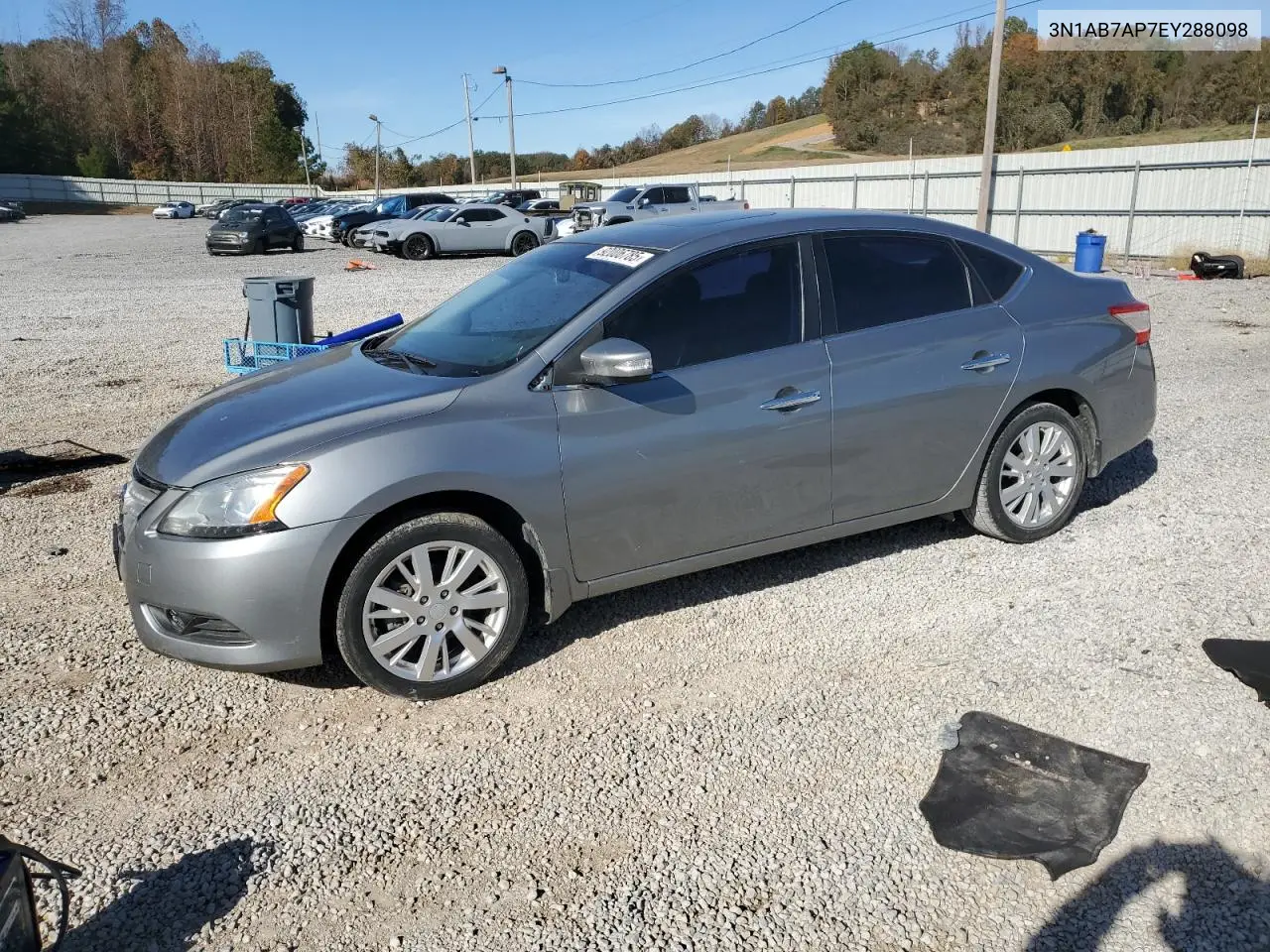 3N1AB7AP7EY288098 2014 Nissan Sentra S