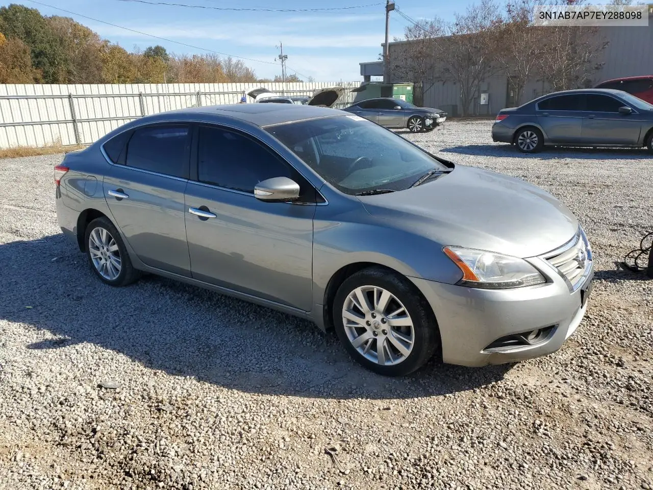 3N1AB7AP7EY288098 2014 Nissan Sentra S