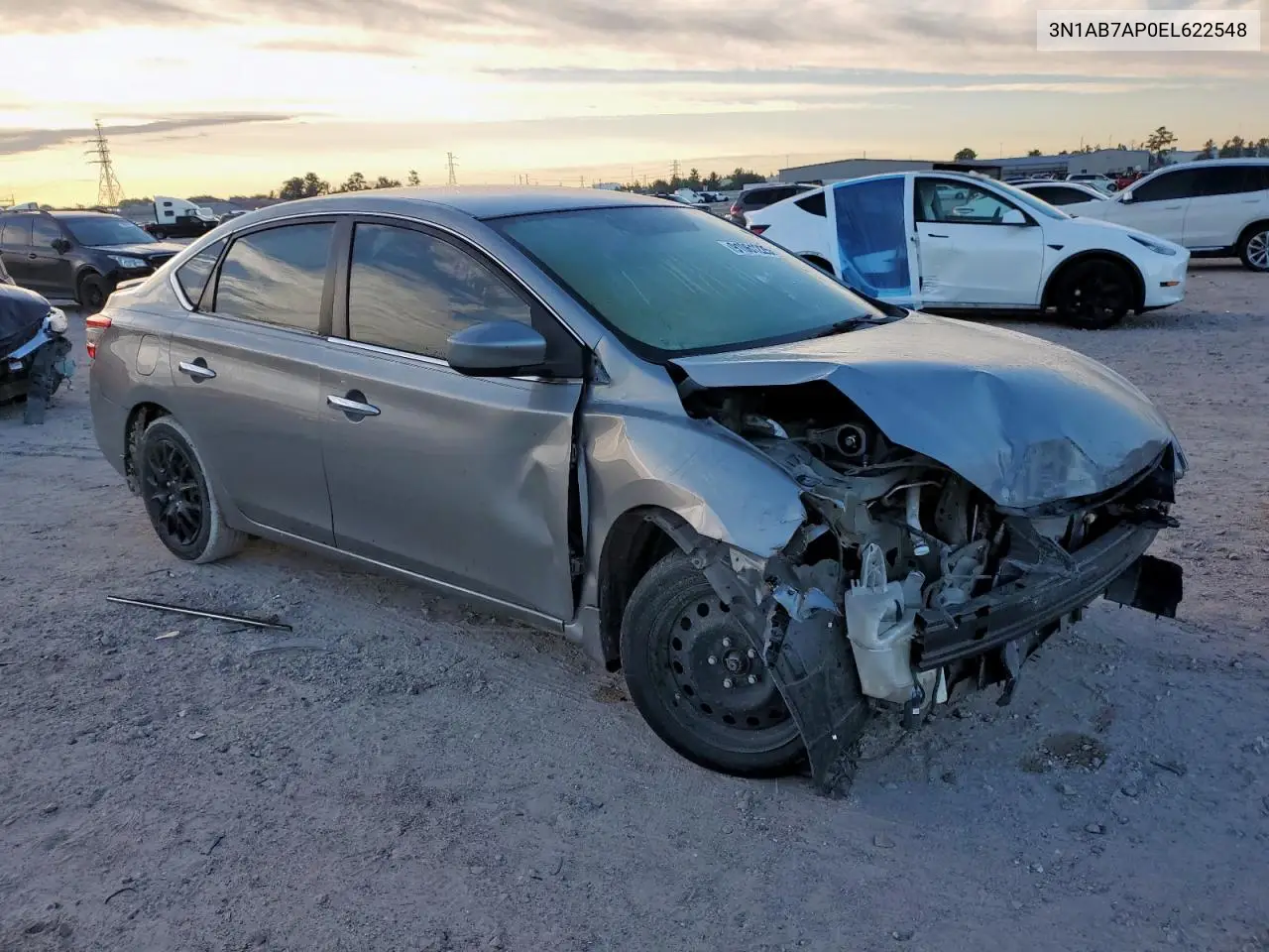 3N1AB7AP0EL622548 2014 Nissan Sentra S