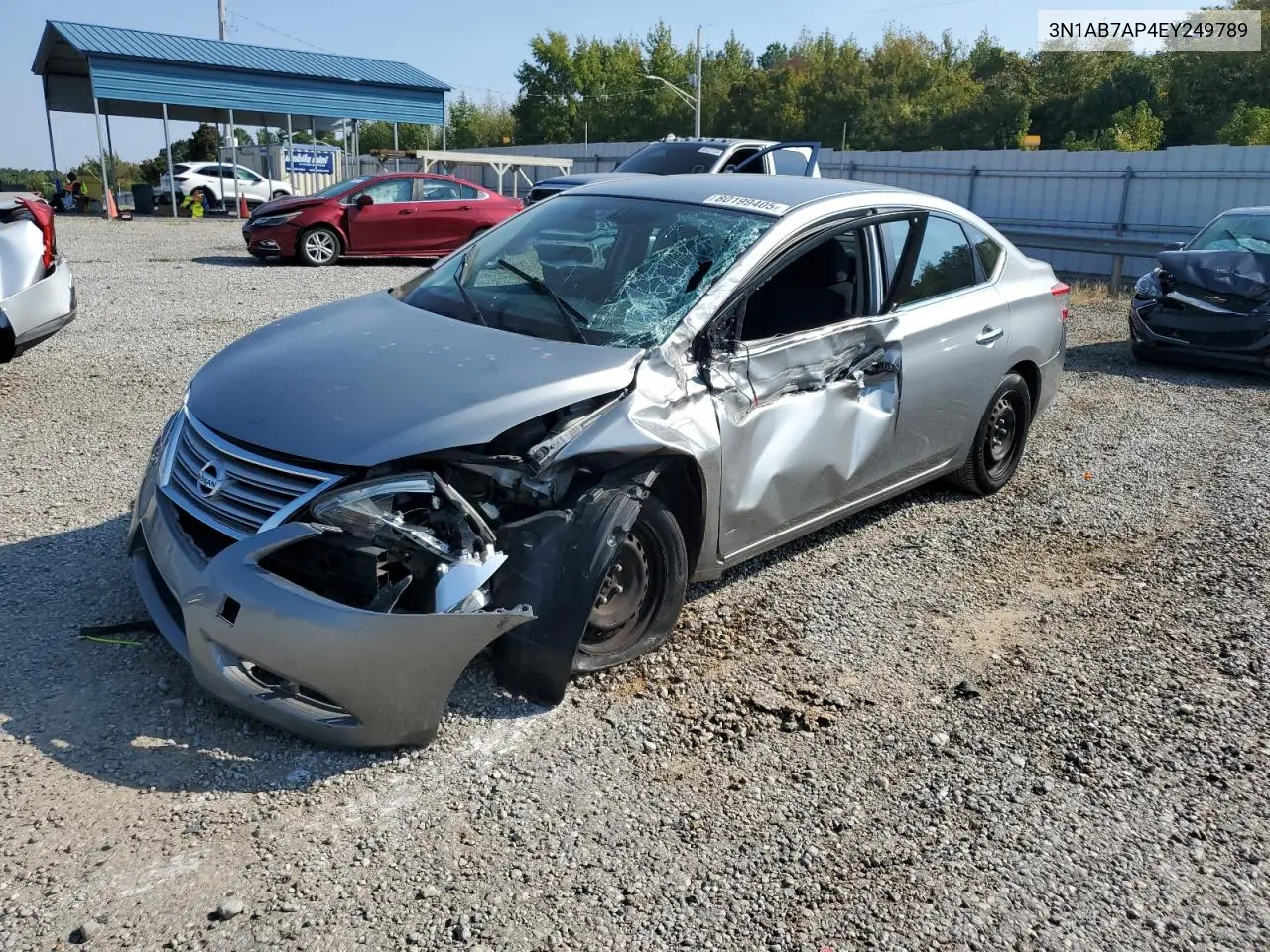 3N1AB7AP4EY249789 2014 Nissan Sentra S