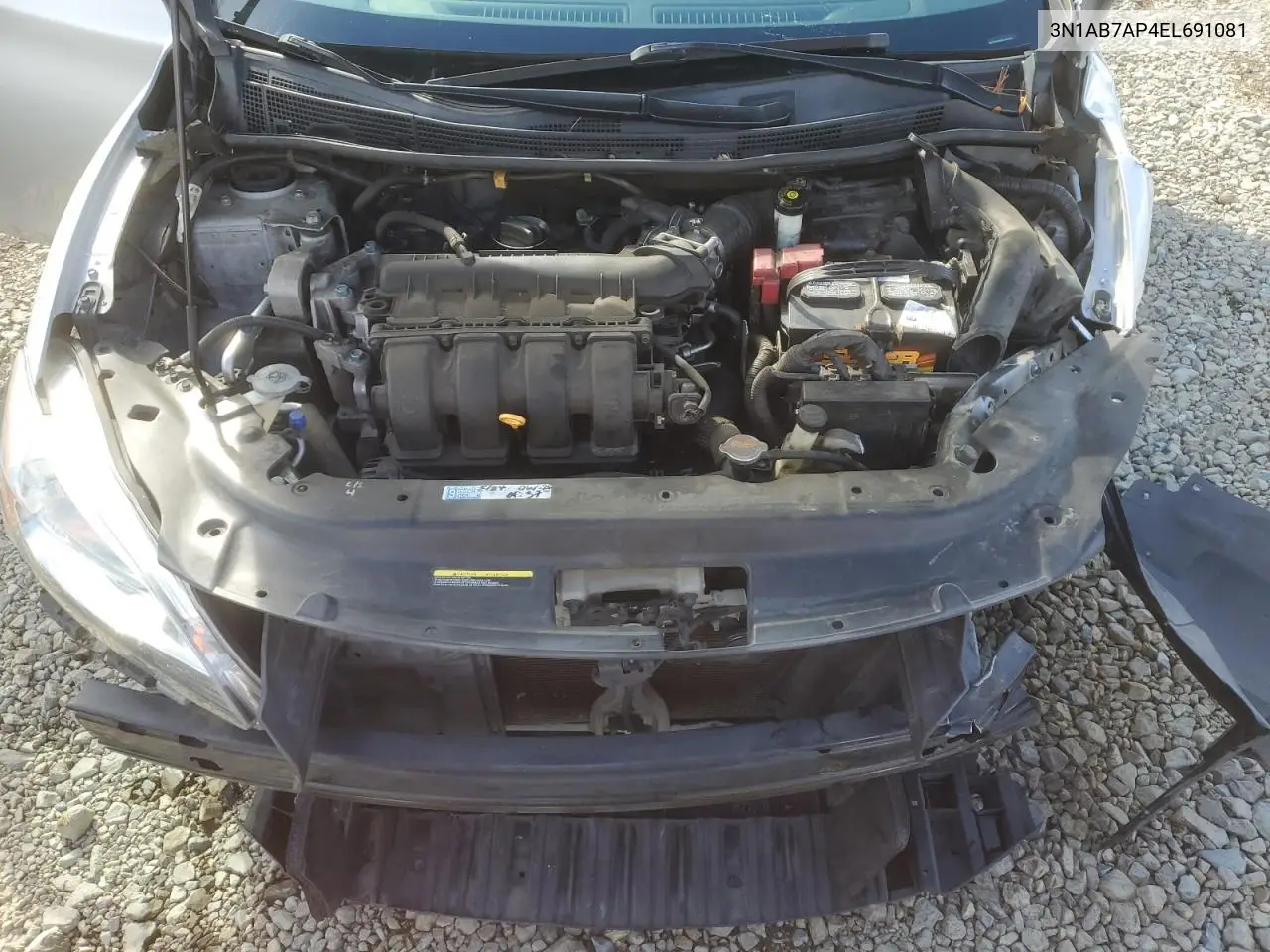 3N1AB7AP4EL691081 2014 Nissan Sentra S