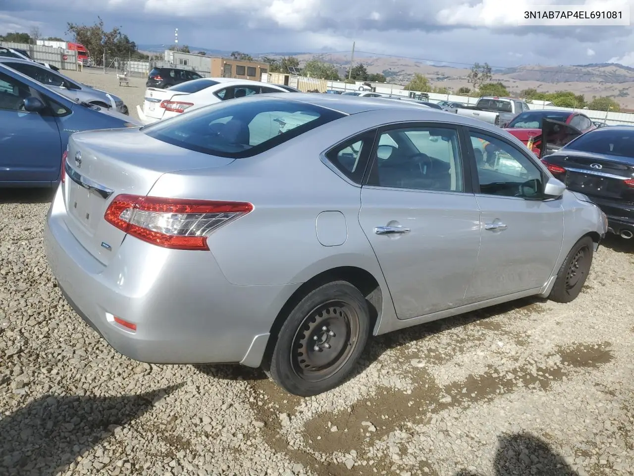 3N1AB7AP4EL691081 2014 Nissan Sentra S