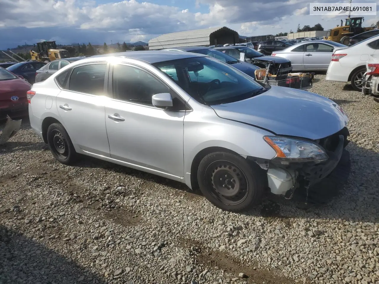 3N1AB7AP4EL691081 2014 Nissan Sentra S