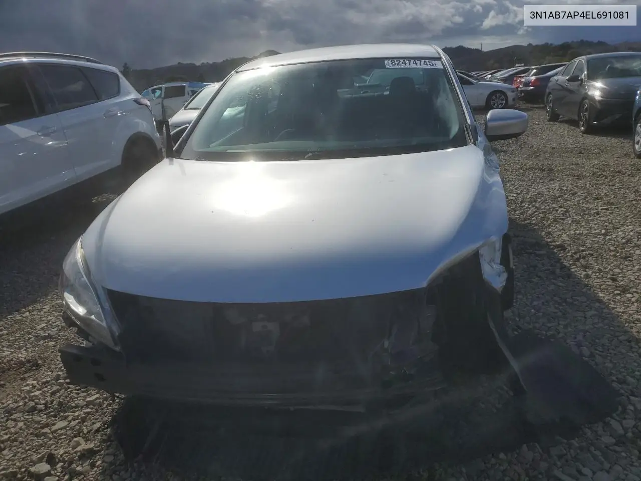 3N1AB7AP4EL691081 2014 Nissan Sentra S