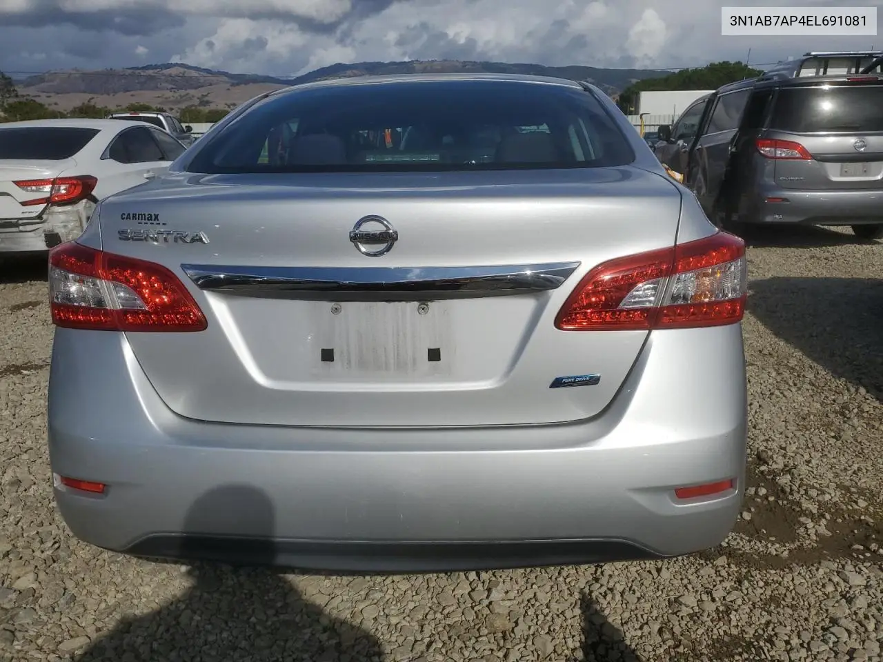 3N1AB7AP4EL691081 2014 Nissan Sentra S