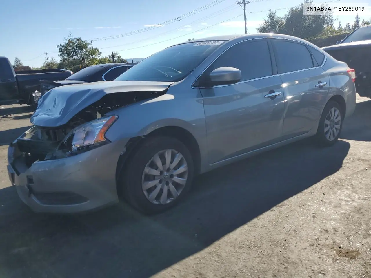 3N1AB7AP1EY289019 2014 Nissan Sentra S