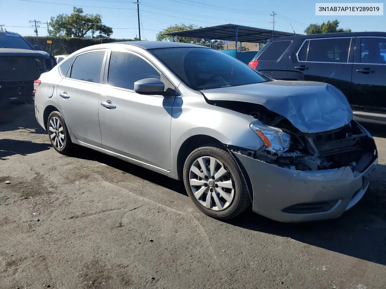 3N1AB7AP1EY289019 2014 Nissan Sentra S