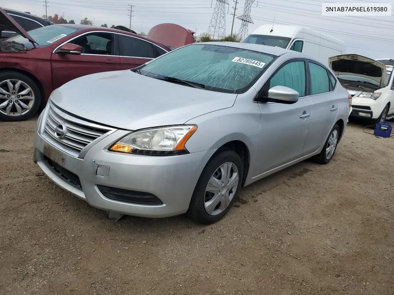3N1AB7AP6EL619380 2014 Nissan Sentra S