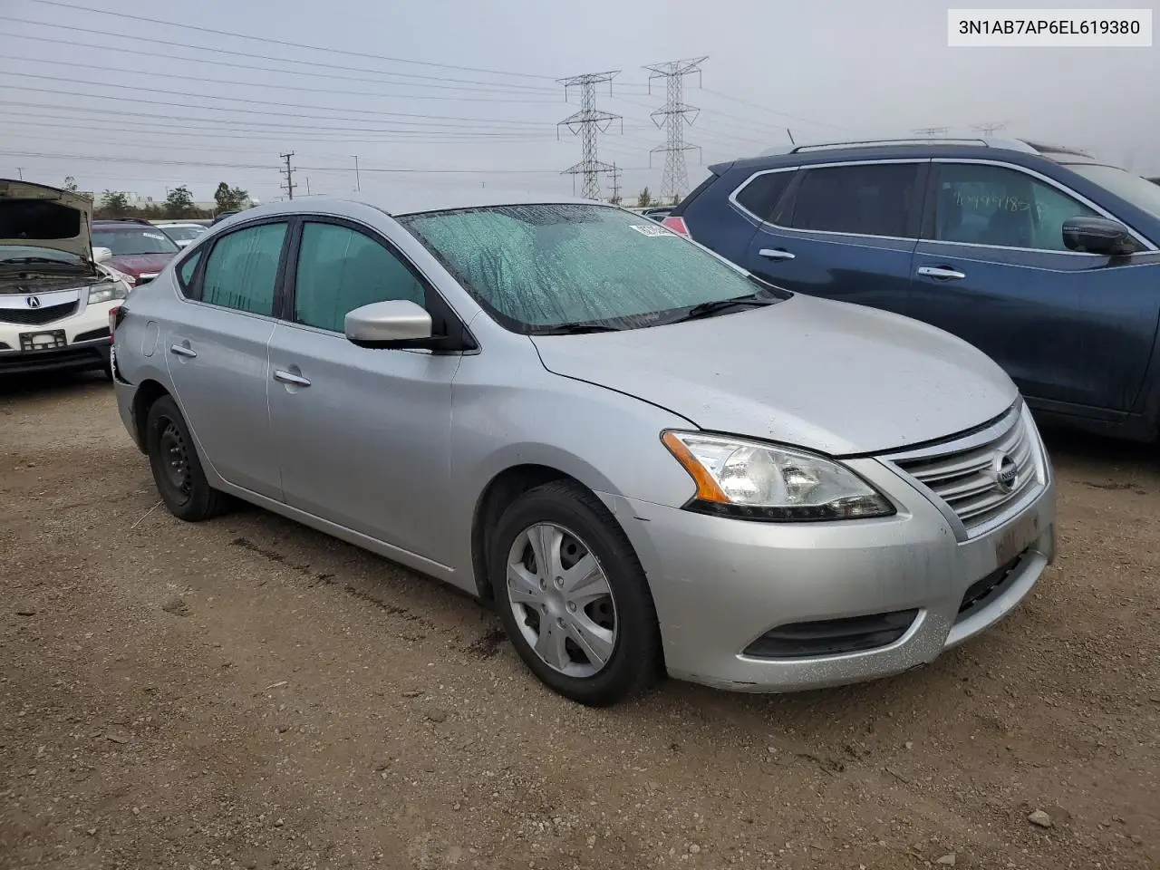 3N1AB7AP6EL619380 2014 Nissan Sentra S
