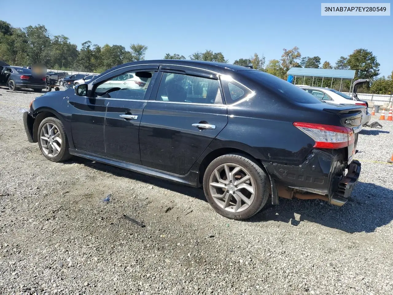 3N1AB7AP7EY280549 2014 Nissan Sentra S