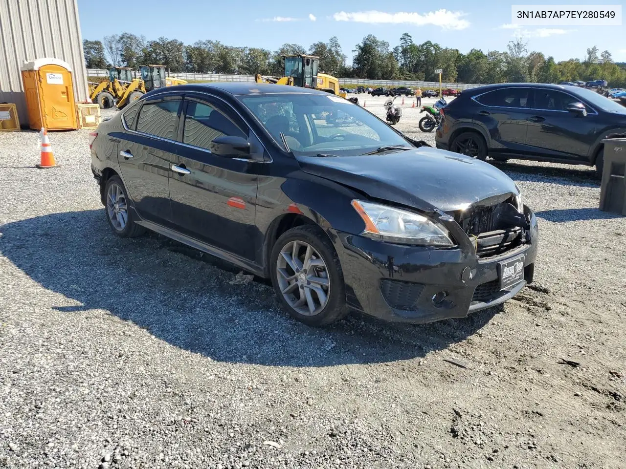 3N1AB7AP7EY280549 2014 Nissan Sentra S