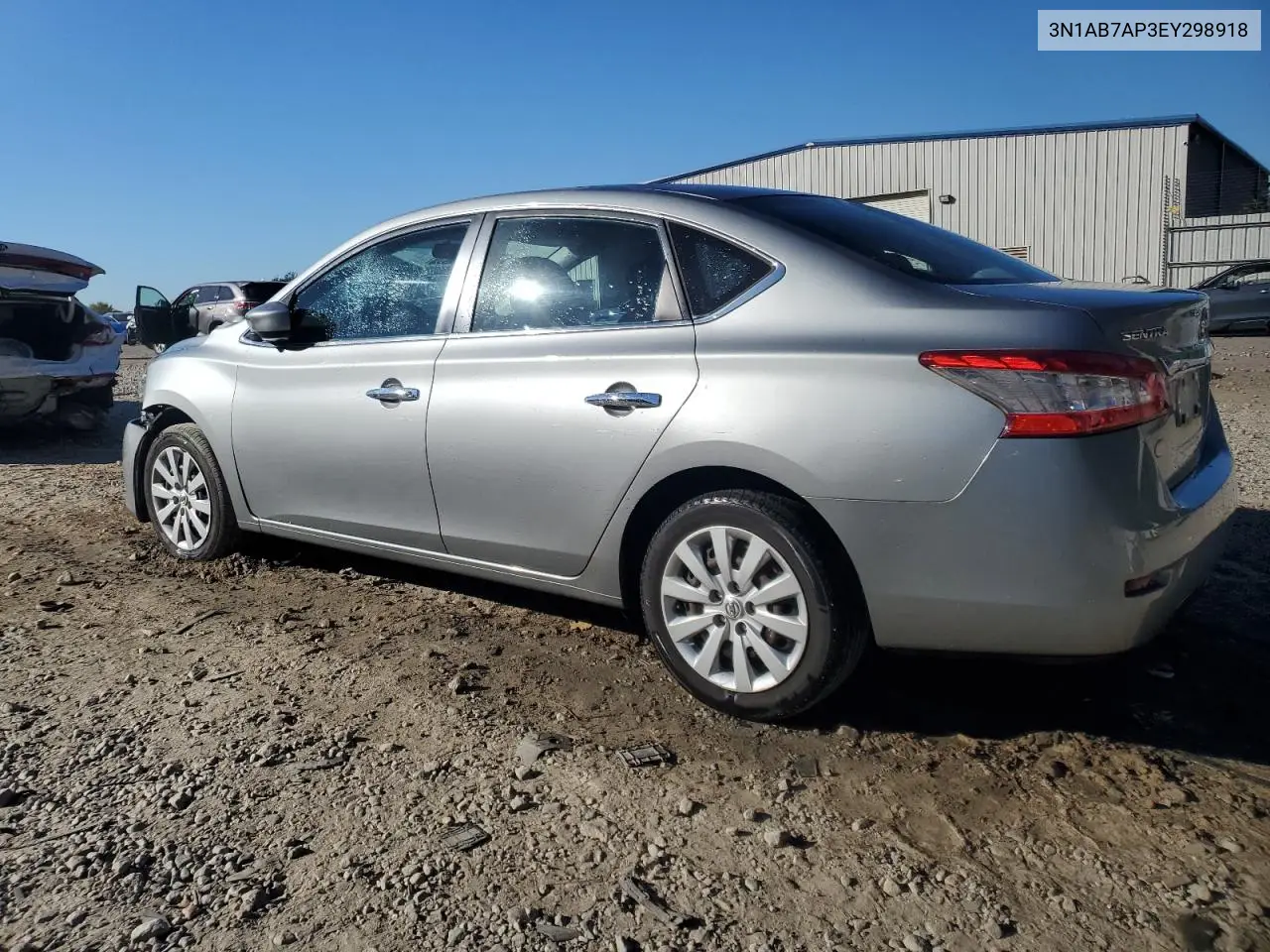 3N1AB7AP3EY298918 2014 Nissan Sentra S