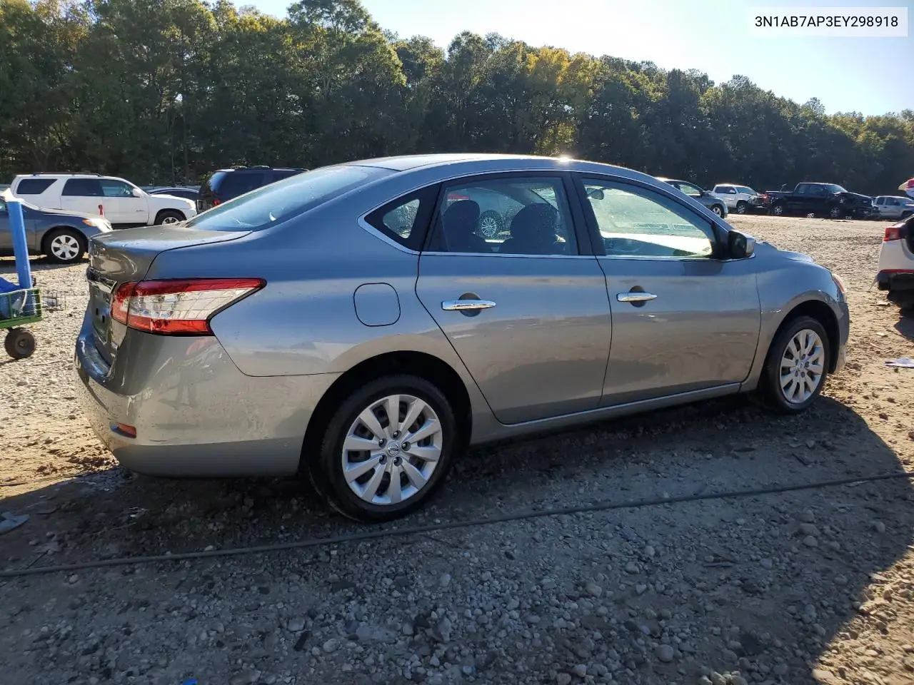 3N1AB7AP3EY298918 2014 Nissan Sentra S