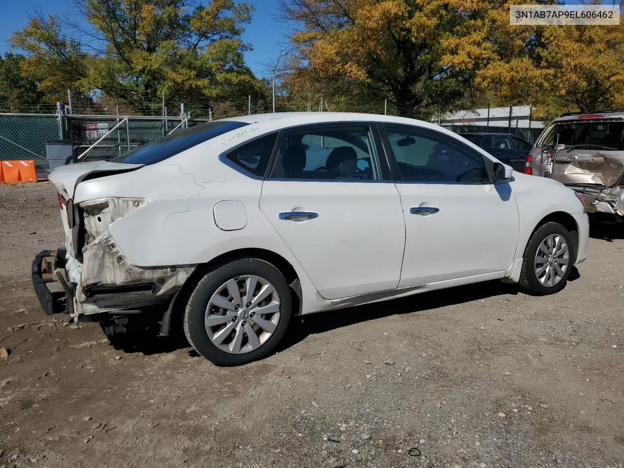 3N1AB7AP9EL606462 2014 Nissan Sentra S