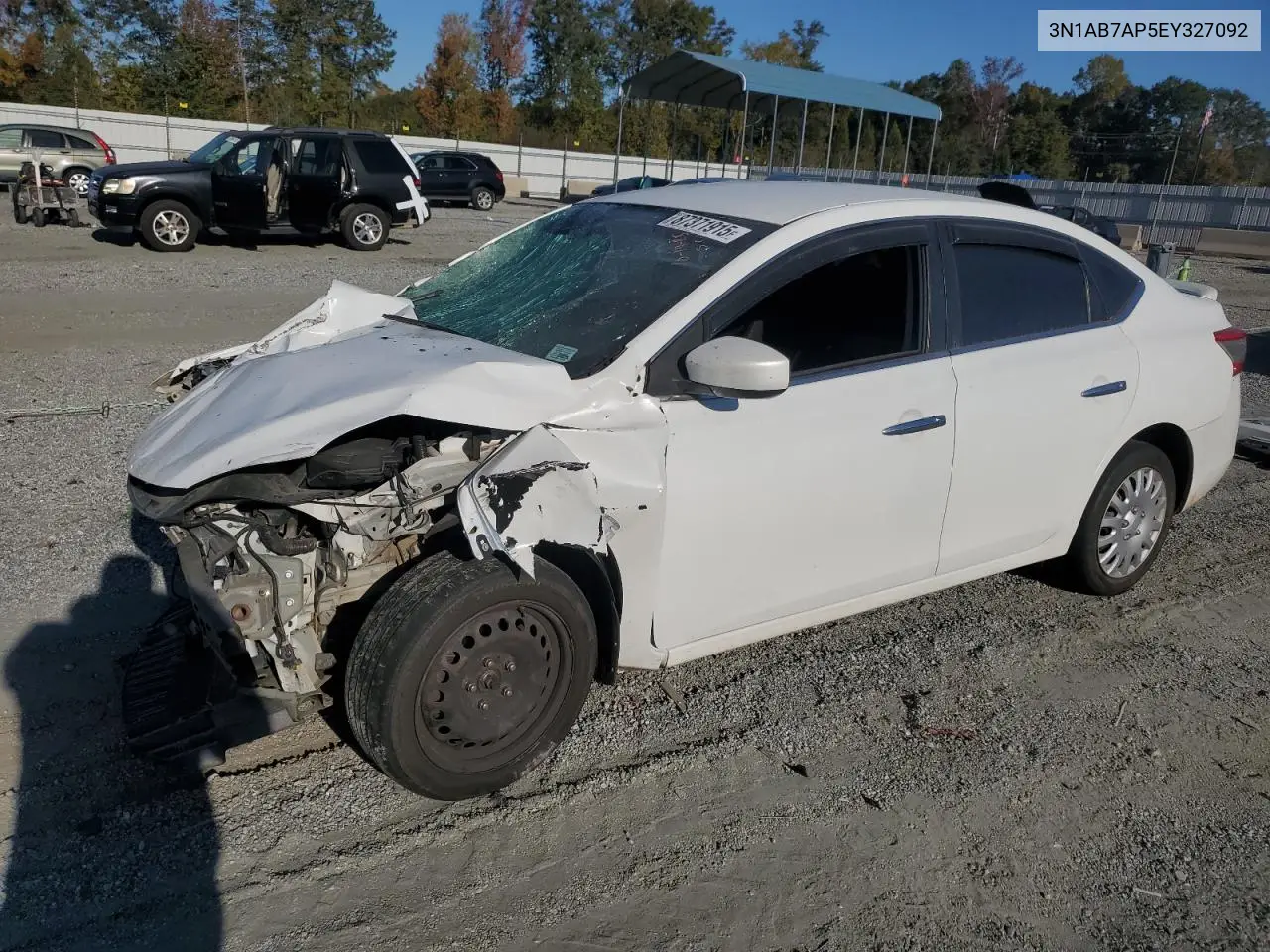3N1AB7AP5EY327092 2014 Nissan Sentra S