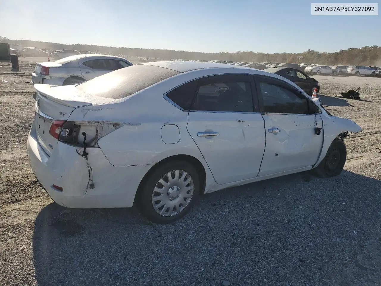 3N1AB7AP5EY327092 2014 Nissan Sentra S