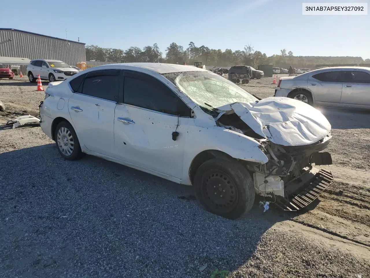 3N1AB7AP5EY327092 2014 Nissan Sentra S