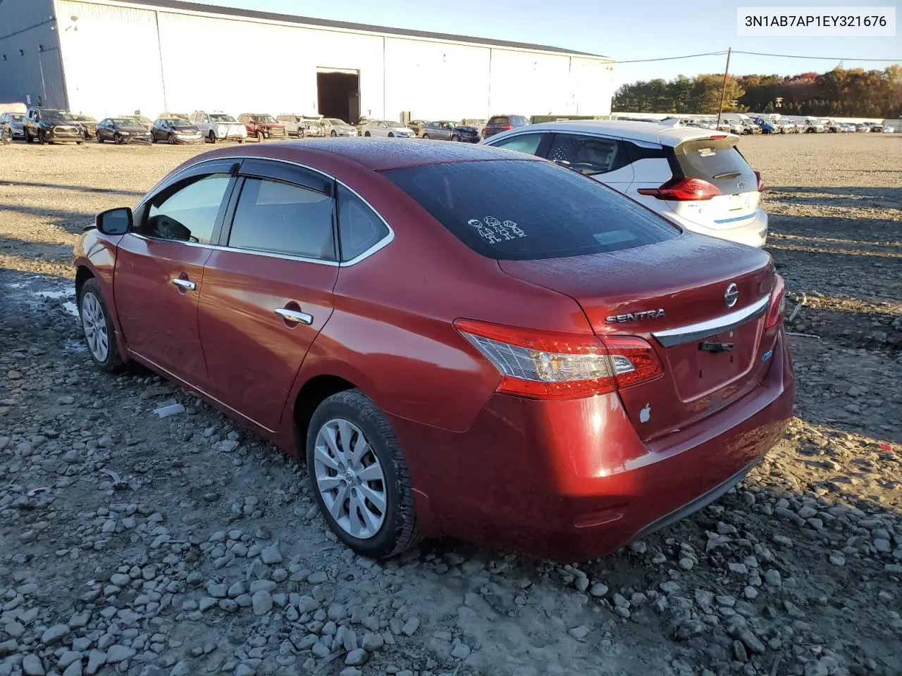 3N1AB7AP1EY321676 2014 Nissan Sentra S